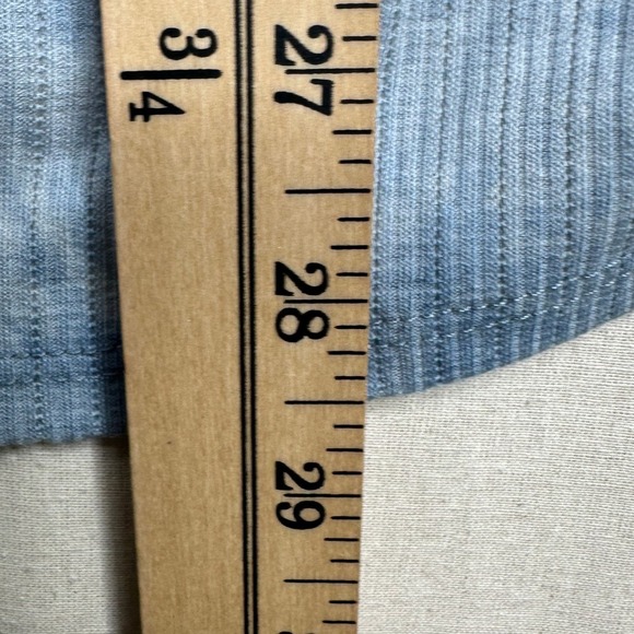 Lane Bryant Off the Shoulder Tie Front Blouse size 26/28‎ Blue/Gray - Picture 6 of 6